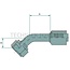 WAECO Koppeling 45° Gr.10 DN13, 7/8" - 14UNF-2B, A 32 mm, B 22 mm | 8881400078