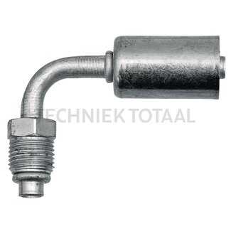 WAECO Koppeling 90° Gr.8 DN10, 3/4" - 18UNF-2A, A 32 mm, B 48 mm