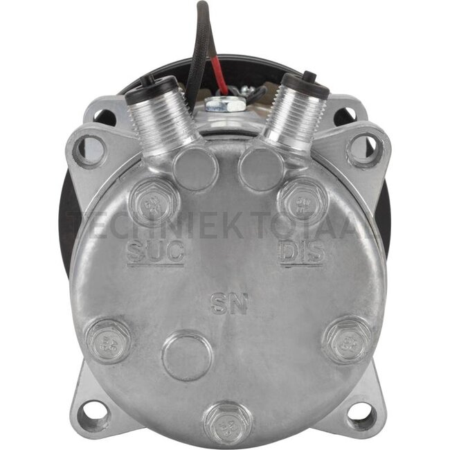 GRANIT Aircocompressor 12 V, R 134a, poelie-Ø 152 mm, 2 groeven | 1012-21011, QP5H14-6651, 850876N