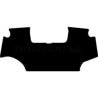 GRANIT Voetmat velours zwart John Deere 6R 110 - 6R 250