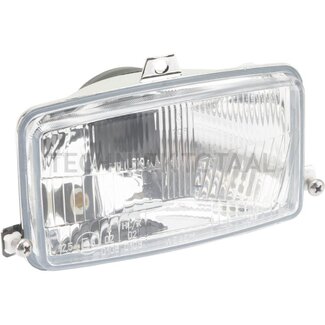 GRANIT Inzet voor koplamp 12 V, 55 W, H4, glas 156 x 93 mm, inbouw