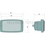 GRANIT Scheinwerfer 12 / 24 V, H4, Links/Rechts Zetor 3321 - 7341 | 53351917, 53350351