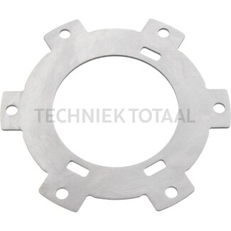 GRANIT Drukplaat rijkoppeling 3 mm, binnen 120 mm, buiten 218 mm, 6 tands