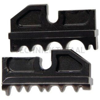 KNIPEX Krimpprofiel niet geïsoleerde kabelschoenen, 0,5 - 10 mm²