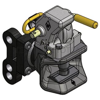 Walterscheid Aanhangerkoppeling koppelpen 38 mm, 65,6 kN, zwart Deutz-Fahr
