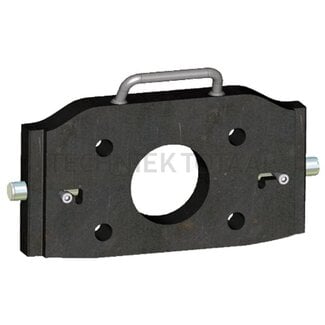 Walterscheid Adapter plate rail width 330 mm, hole pattern 160 x 100 mm, M21