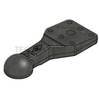 Walterscheid Zugöse Kugel 80, 314,5 mm, Flansch 115 x 130 mm, 7-Loch