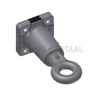 Walterscheid Zugöse Pick-Up Hitch Ø 50 mm, 268 mm, Flansch 110 x 100 mm, 4-Loch