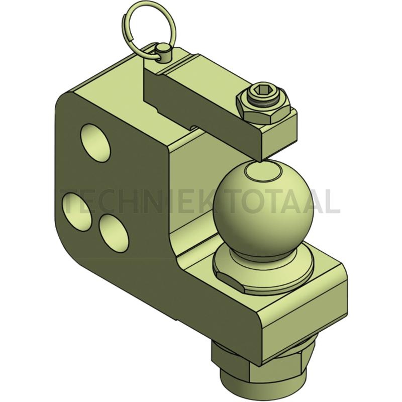 Walterscheid Adapter gedwongen besturing kogel 50, gatafstand 50, 3-gaats 15° | 8005409