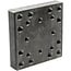 Scharmüller Aanlasplaat 200 x 200 x 40 mm, M16 / M20, 110 x 100 / 160 x 160 mm | 00.645.17.0