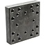 Scharmüller Anschweißplatte 200 x 200 x 40 mm, M16 / M20, 110 x 100 / 160 x 160 mm | 00.645.17.0
