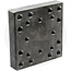 Scharmüller Welding plate 200 x 200 x 40 mm, M16 / M20, 110 x 100 / 160 x 160 mm | 00.645.17.0