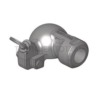 Scharmüller ZWL K50 trekoog M30 x 2, 110 mm, met penvergrendeling links