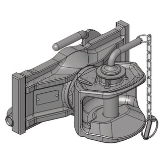 Scharmüller Anhängerkupplung Schienenbreite 295 mm, Kupplungsbolzen 31 mm, 2500 kg