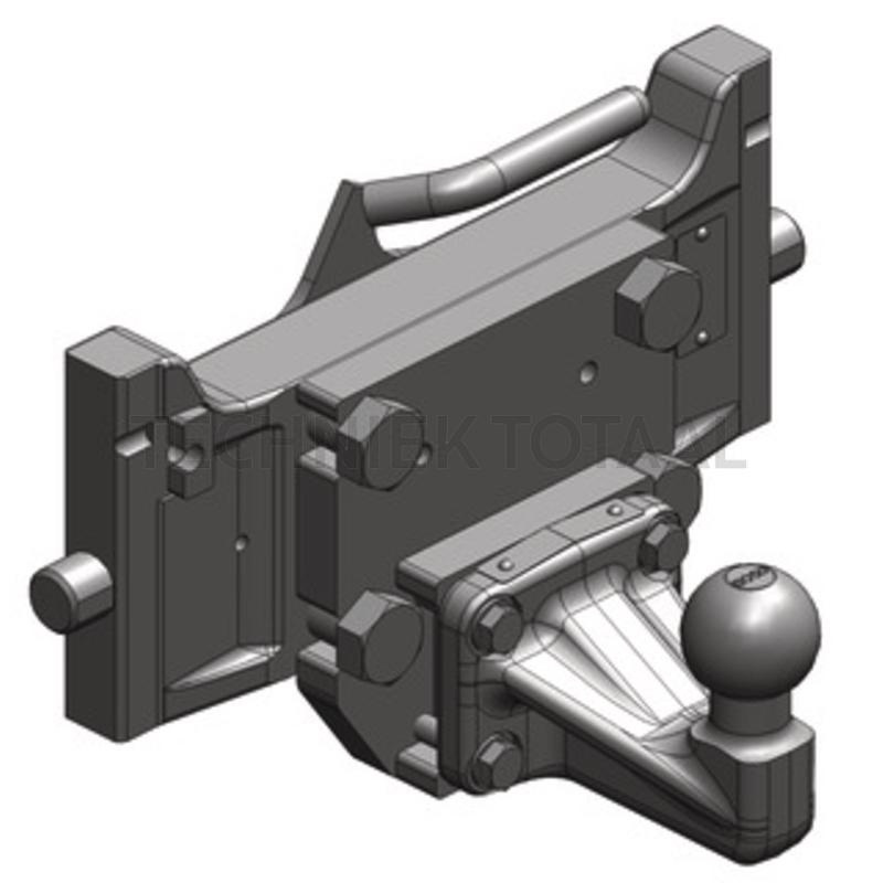 Scharmüller Binnenwerk kogel 50 railbreedte 330 mm, pen Ø 25 mm, 250 kg