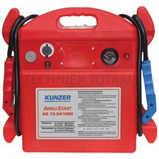 Kunzer AKKU-Start tragbar 12 / 24 V, 1600 / 800 A, 230 V