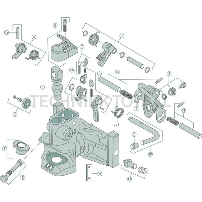 ROCKINGER Befestigungssatz Arretierbolzen Anhängerkupplung 850 D 12 | ROE71431
