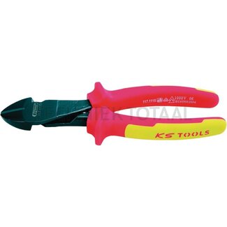 KS Tools ERGOTORQUE VDE Kraft-Seitenschneider 175 mm, Ø Gewinde 2,2 mm