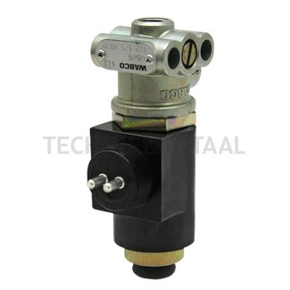 Wabco 3/2 Magnetventil beluchtend normal geschlossen NW 2,2 mm, 10 bar, 12 V