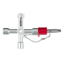 Gedore RED Schakelkastsleutel met 6 profielen: vierkant 6 en 8 mm, driehoek 7 mm, dubbelbaard 6, PH 2, SL 7 - R01700008