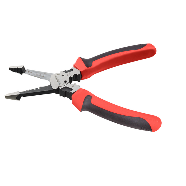 Gedore RED Multi-striptang 5-in-1 200 mm - strippen 1-3,2 mm, krimpen 0,75-2,5 mm², bouten M3/M3,5 knippen - R28002204
