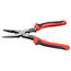 Gedore RED Multi needle-nose pliers 9" 235 mm - cuts wire up to 2 mm, crimps 0.5-2.5 mm², strips 1-2.6 mm, 2C handle - R28002235