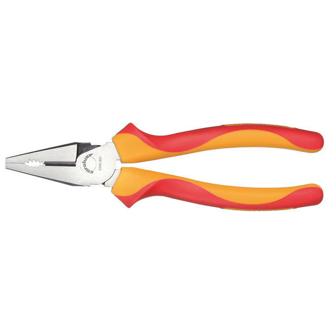 Gedore RED VDE combination pliers 200 mm, 1000 V insulated, 2C handle, induction-hardened edges, DIN ISO 5746, IEC 60900 - R29300200