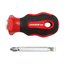 Gedore RED Stubby screwdriver 2-in-1 with double-ended bit SL 6 / PH 2, 93 mm, ball lock, 2C handle - R38002002