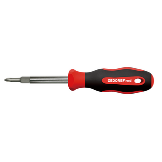 Gedore RED Precisie-bitschroevendraaier 4-in-1 PH 00/0, SL 1,5/3