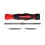Gedore RED Schroevendraaier 6-in-1 met dubbelbits PH 1 / SL 5 (1/4") en PH 2 / SL 6 (5/16"), 204 mm, 2C-greep - R38002206