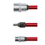 Gedore RED Bithalter-Satz mit Schnelldrehhülse 200 mm, 2-teilig, magnetisch, für 1/4"-Bits und 3/8"- und 1/2"-Nüsse - R47112002