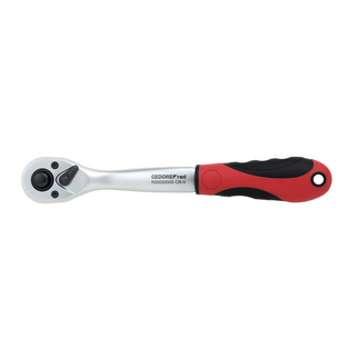 Gedore RED Omschakelbare ratel 3/8" gebogen 210 mm, 2C-greep
