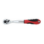 Gedore RED Omschakelbare ratel 3/8" gebogen 210 mm, 36 tanden, terughaalhoek 10°, drukknopontgrendeling, 2C-greep - R50050009