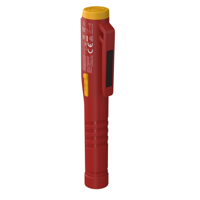 Gedore RED LED pen light 150 lm with top LED, USB-C rechargeable, 3.5 hours runtime, IP54, IK07 - R95600128