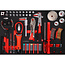 KS Tools Öl- / und Reifendienst-Satz in Schaumstoffeinlage, 43-tlg - PERFORMANCEplus Größe M (568 x 398 mm) - 811.0043