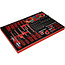 KS Tools 1/4" Steckschlüssel- / und Schraubendreher-Satz in Schaumstoffeinlage, 105-tlg - PERFORMANCEplus Größe M (568 x 398 mm) - 811.0105