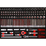 KS Tools 3/8" dopsleutelset in schuiminlay, 124-delig - PERFORMANCEplus maat M (568 x 398 mm) - 811.0124
