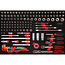 KS Tools 1/4" + 3/8" socket set in foam insert, 140 pcs - PERFORMANCEplus size M (568 x 398 mm) - 811.0140