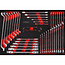 KS Tools Sleutelset in schuiminlay, 41-delig - PERFORMANCEplus maat M (568 x 398 mm) - 811.1041