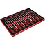 KS Tools T-handle hex key set in foam insert, 18 pcs - PERFORMANCEplus size M (568 x 398 mm) - 811.2018