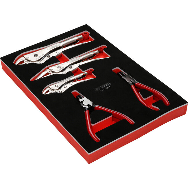 KS Tools Tangenset in schuiminlay, 7-delig - PERFORMANCEplus maat S (268 x 398 mm) - 812.0007