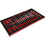 KS Tools Screwdriver and file set in foam insert, 42 pcs - PERFORMANCEplus size L (755 x 398 mm) - 813.0042