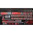 KS Tools 3/8" dopsleutelset in schuiminlay, 165-delig - PERFORMANCEplus maat L (755 x 398 mm) - 813.0165