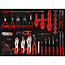 KS Tools Tangenset in schuiminlay, 34-delig - PERFORMANCEplus maat XL (790 x 568 mm) - 821.0034