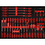 KS Tools Screwdriver set in foam insert, 46 pcs - PERFORMANCEplus size XL (790 x 568 mm) - 821.0046
