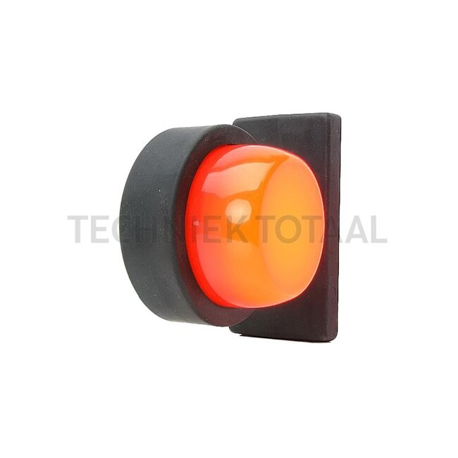 LED-Umrissleuchte 809/II rot/weiß 12/24 V, rund, gerader Arm