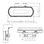 LED-breedtelicht voor wit 12/24 V, 134 x 53 x 25 mm
