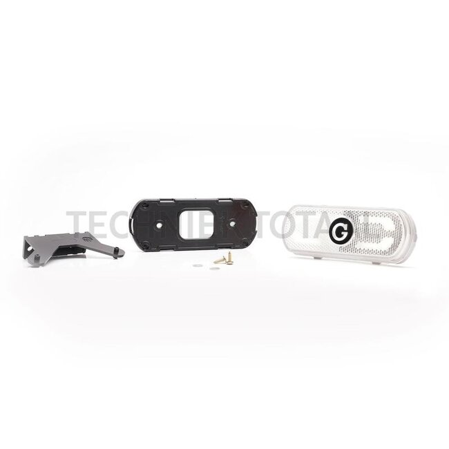 LED-breedtelicht voor wit 12/24 V, 134 x 53 x 25 mm