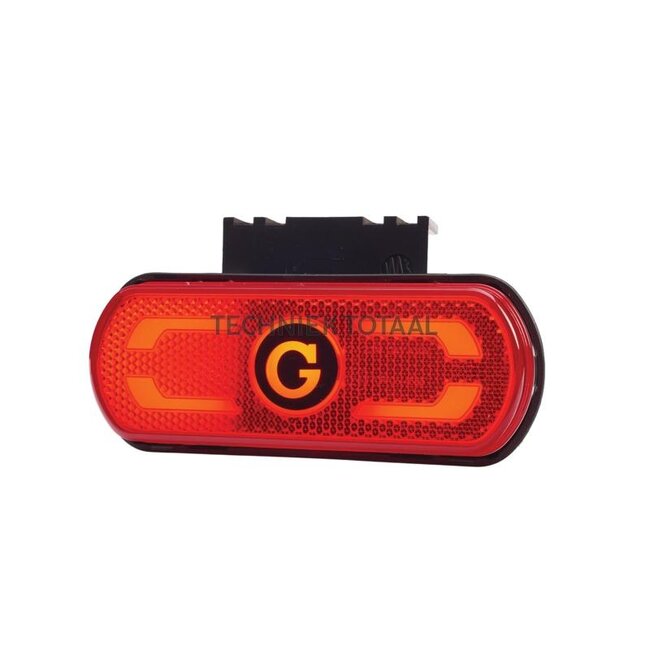 LED-breedtelicht achter 12/24 V, breedte 133,8 mm