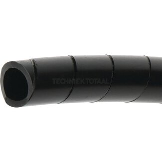 Leitungsschutz Rohrwendel 12 x 9 mm, Polyethylen, schwarz - 10 Meter